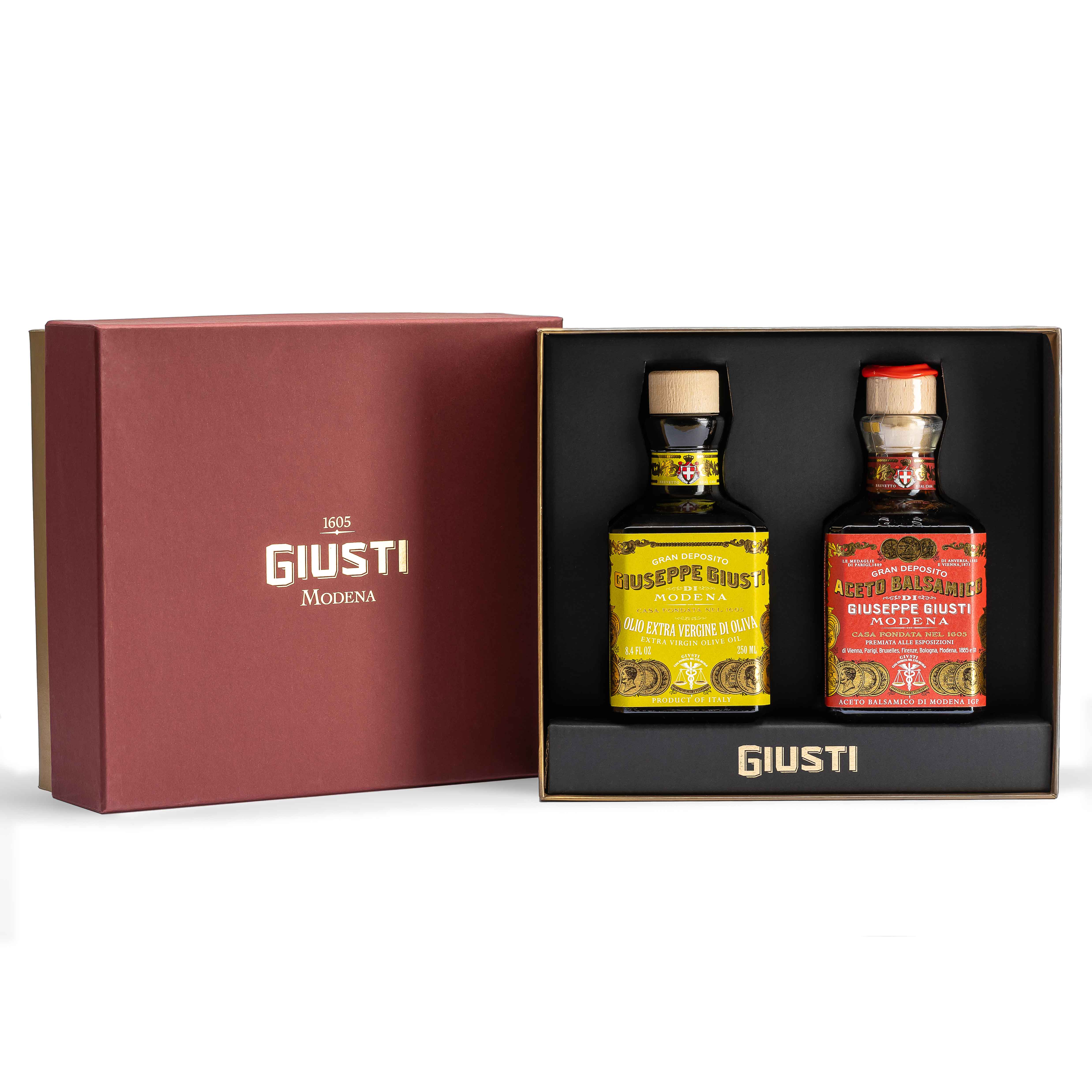 Duo Set: Extra Virgin Olive Oil & 3 Gold Medals | Giusti 1605