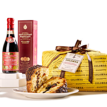 Easter Combo: Colomba with Balsamic Vinegar of Modena & 3 Gold Medals Champagnotta