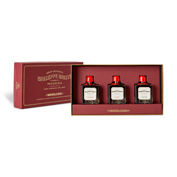 Single woods Trio set - Condiments with Balsamic Vinegar of Modena